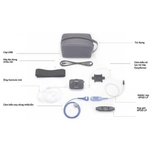 Máy đo đa ký Hô hấp ResMed Apnealink Air